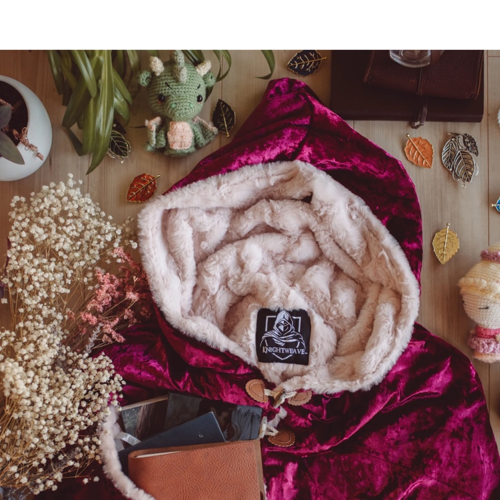 Nightmare Hooded Velvet Cape